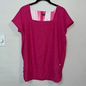 Bollé Heathered Hot Pink Athletic Top